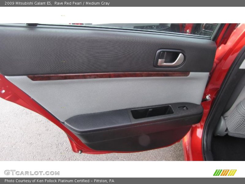 Rave Red Pearl / Medium Gray 2009 Mitsubishi Galant ES