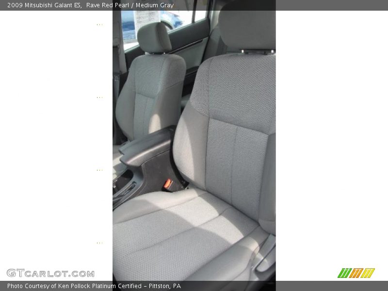 Rave Red Pearl / Medium Gray 2009 Mitsubishi Galant ES