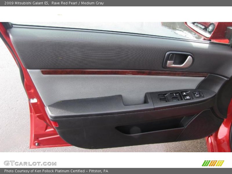 Rave Red Pearl / Medium Gray 2009 Mitsubishi Galant ES
