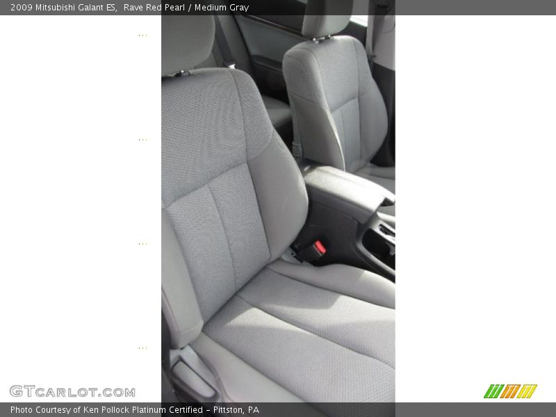 Rave Red Pearl / Medium Gray 2009 Mitsubishi Galant ES