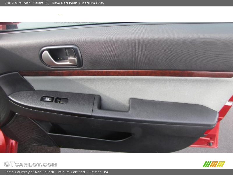 Rave Red Pearl / Medium Gray 2009 Mitsubishi Galant ES