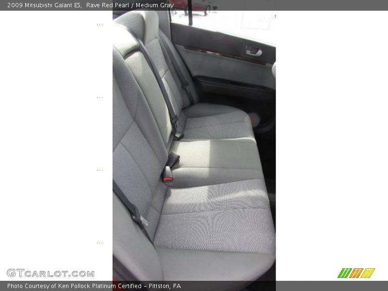 Rave Red Pearl / Medium Gray 2009 Mitsubishi Galant ES