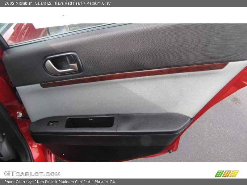 Rave Red Pearl / Medium Gray 2009 Mitsubishi Galant ES