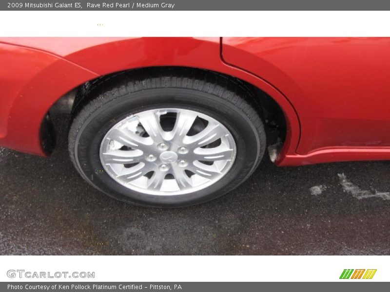 Rave Red Pearl / Medium Gray 2009 Mitsubishi Galant ES
