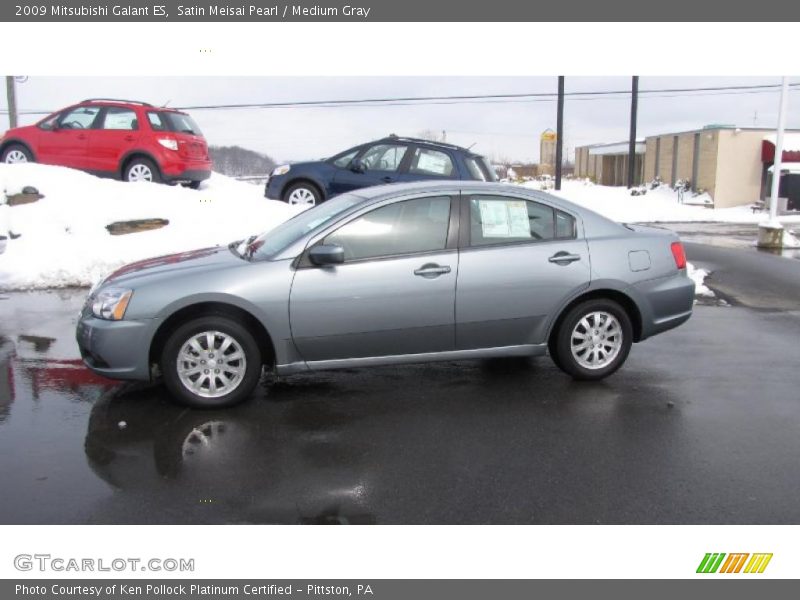 Satin Meisai Pearl / Medium Gray 2009 Mitsubishi Galant ES