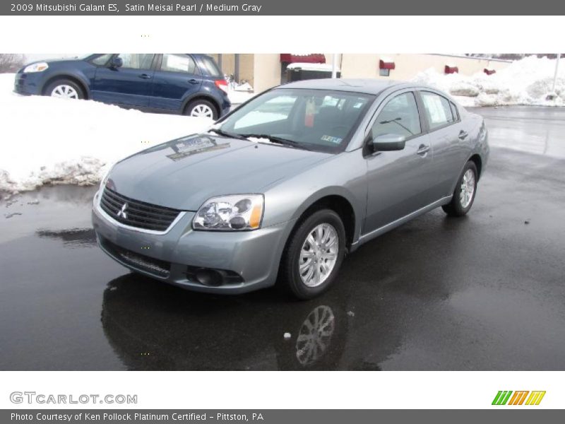 Satin Meisai Pearl / Medium Gray 2009 Mitsubishi Galant ES