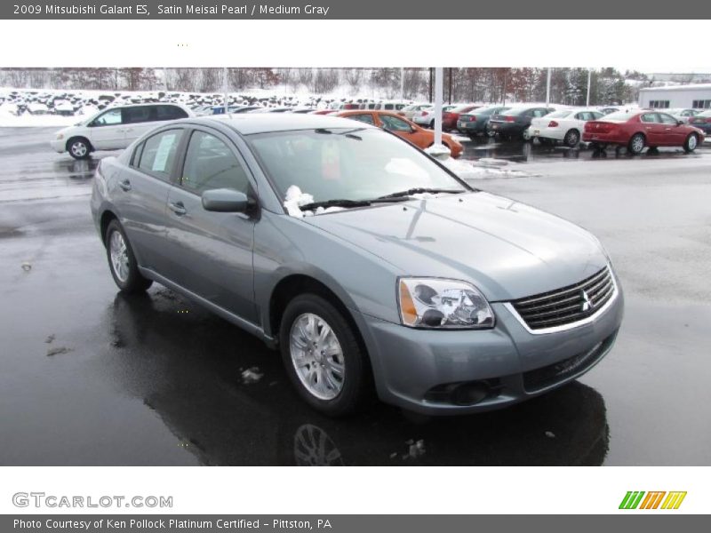Satin Meisai Pearl / Medium Gray 2009 Mitsubishi Galant ES