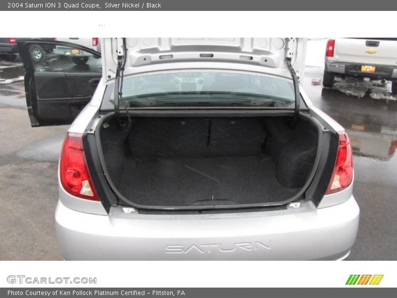 Silver Nickel / Black 2004 Saturn ION 3 Quad Coupe