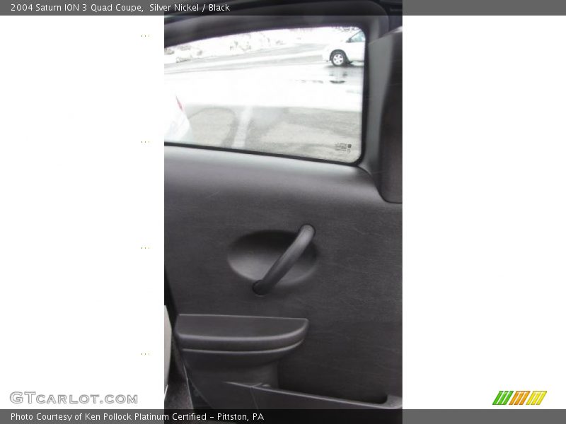 Silver Nickel / Black 2004 Saturn ION 3 Quad Coupe