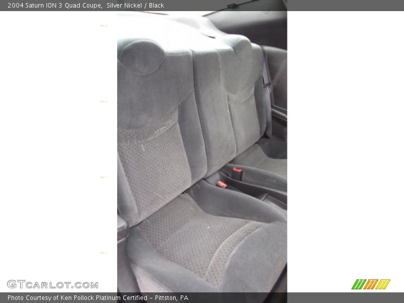 Silver Nickel / Black 2004 Saturn ION 3 Quad Coupe