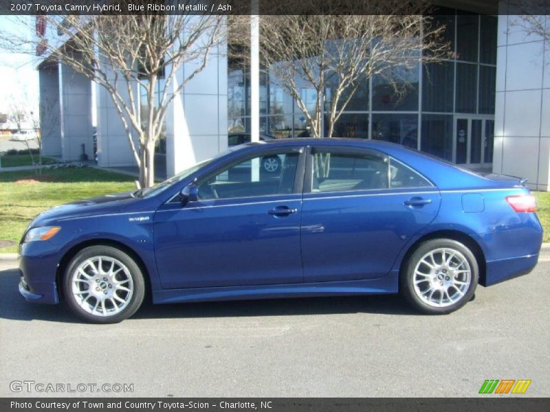 Blue Ribbon Metallic / Ash 2007 Toyota Camry Hybrid