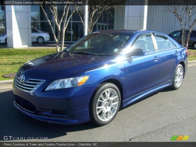 Blue Ribbon Metallic / Ash 2007 Toyota Camry Hybrid
