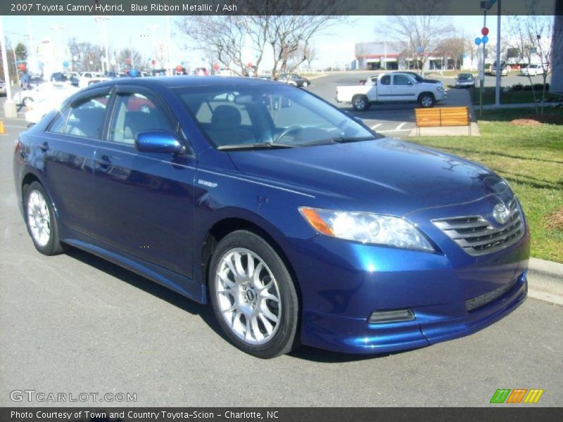 Blue Ribbon Metallic / Ash 2007 Toyota Camry Hybrid