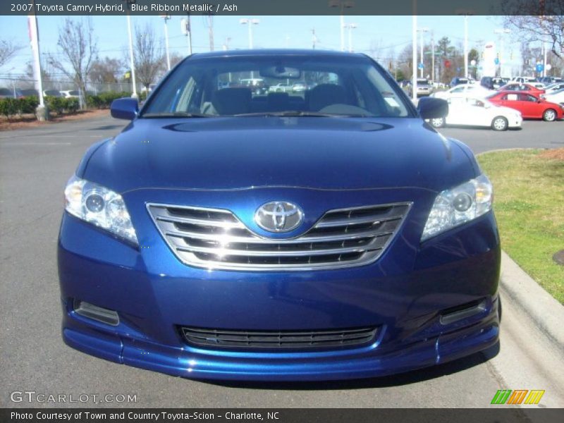 Blue Ribbon Metallic / Ash 2007 Toyota Camry Hybrid