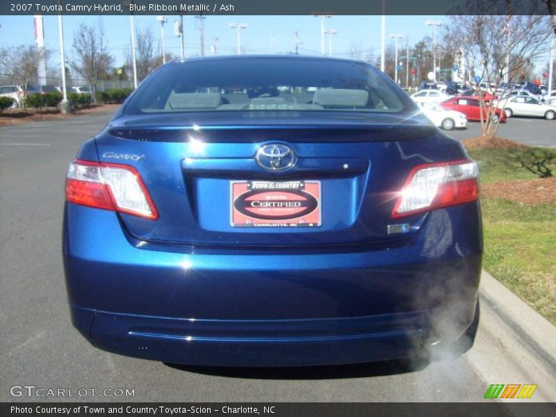 Blue Ribbon Metallic / Ash 2007 Toyota Camry Hybrid