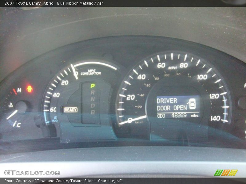 Blue Ribbon Metallic / Ash 2007 Toyota Camry Hybrid