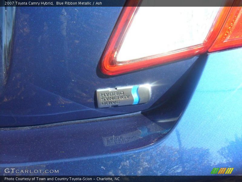 Blue Ribbon Metallic / Ash 2007 Toyota Camry Hybrid