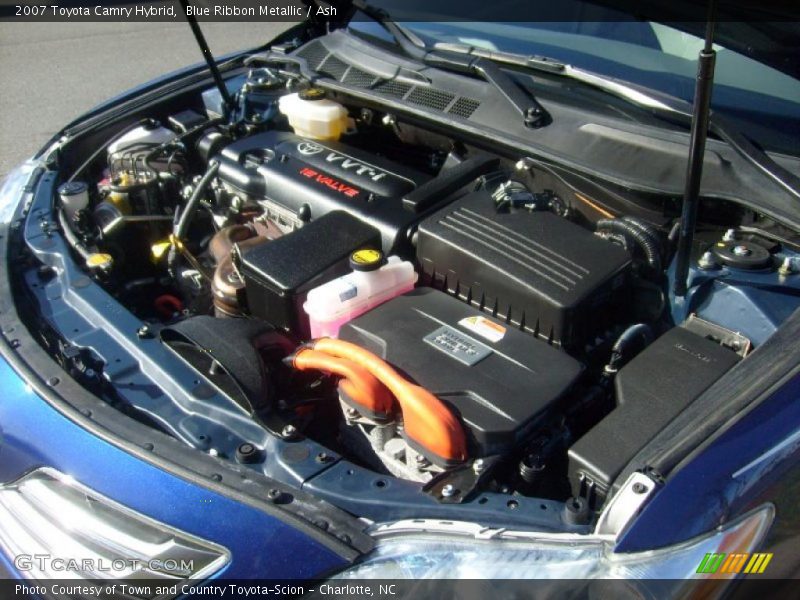 Blue Ribbon Metallic / Ash 2007 Toyota Camry Hybrid