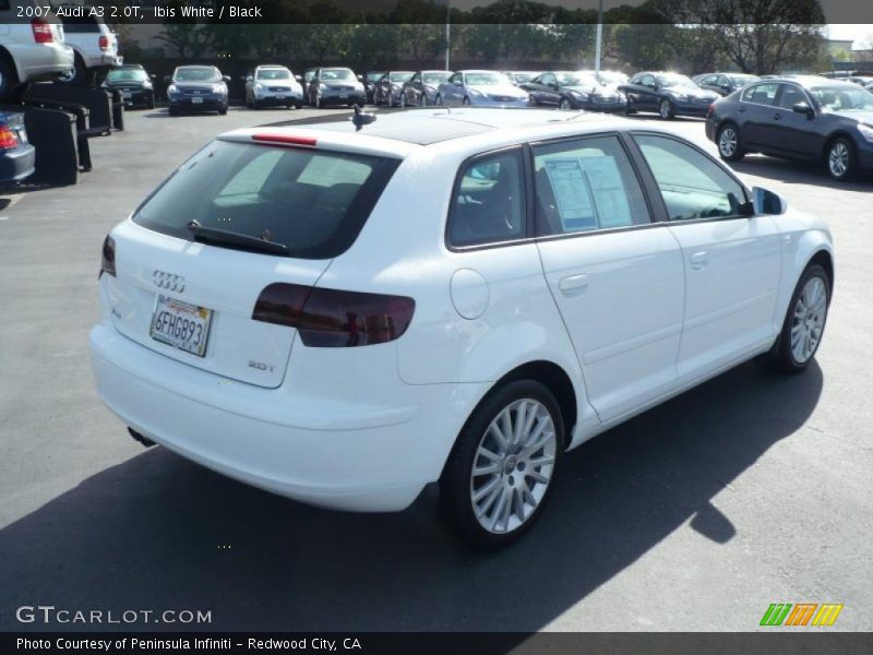 Ibis White / Black 2007 Audi A3 2.0T