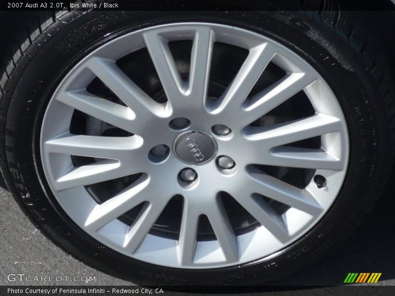 Ibis White / Black 2007 Audi A3 2.0T