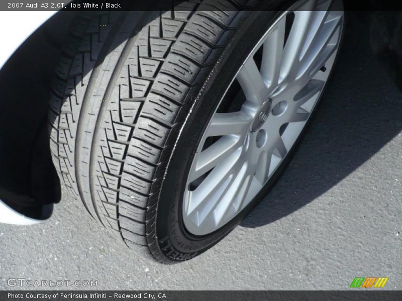 Ibis White / Black 2007 Audi A3 2.0T