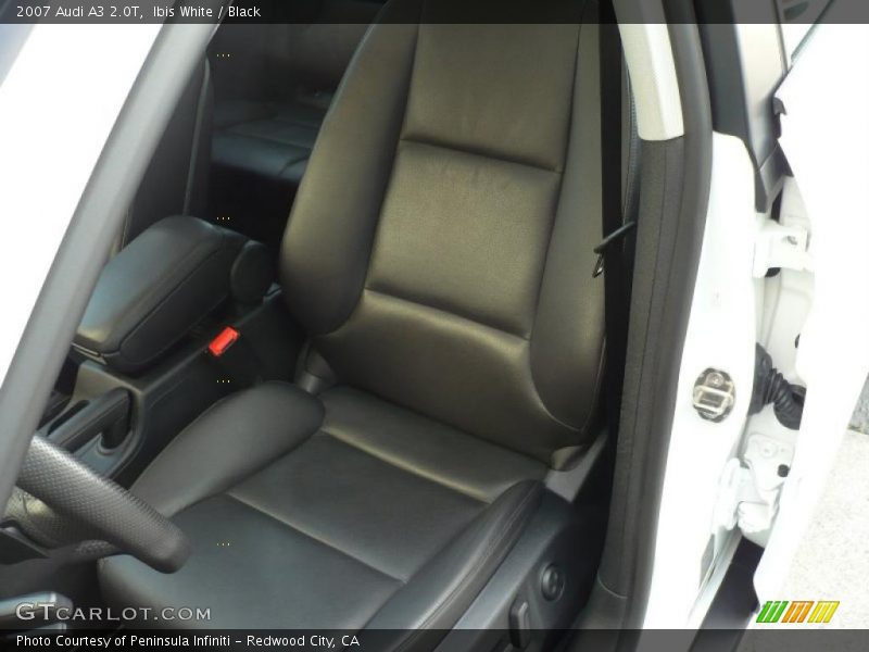 Ibis White / Black 2007 Audi A3 2.0T