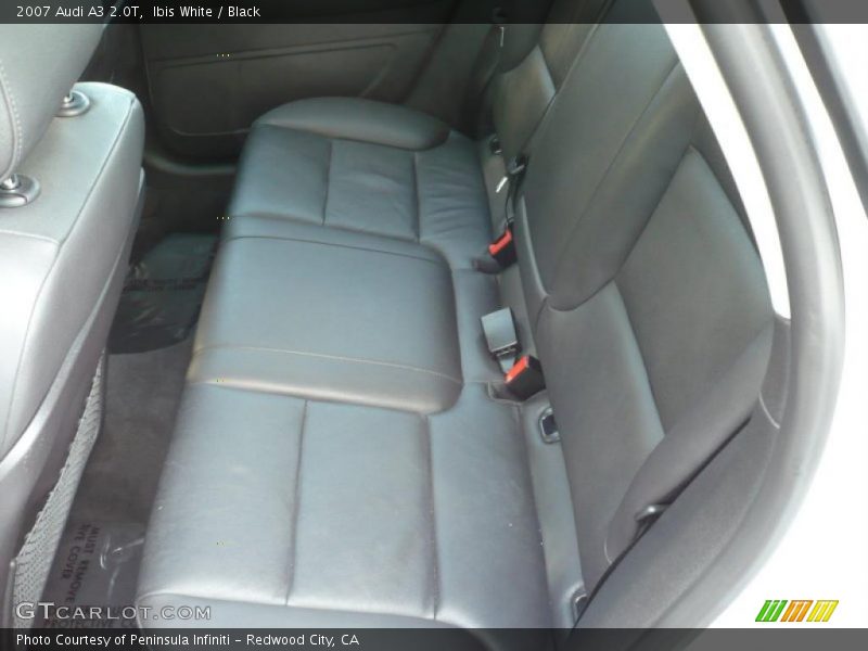 Ibis White / Black 2007 Audi A3 2.0T