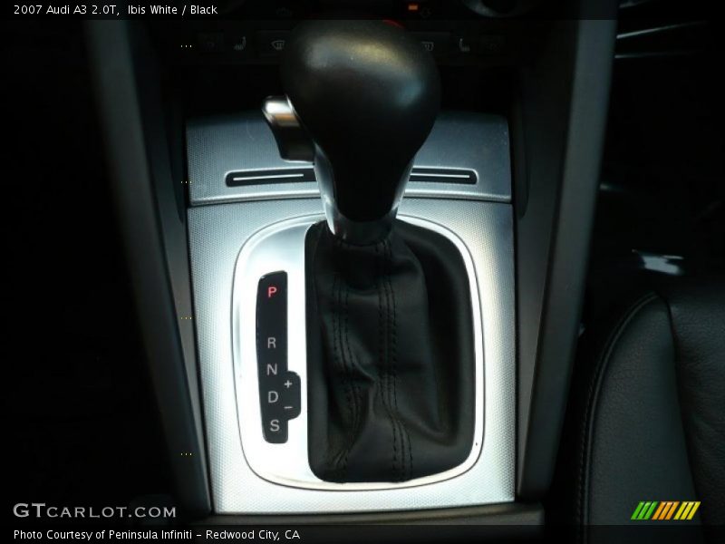 Ibis White / Black 2007 Audi A3 2.0T