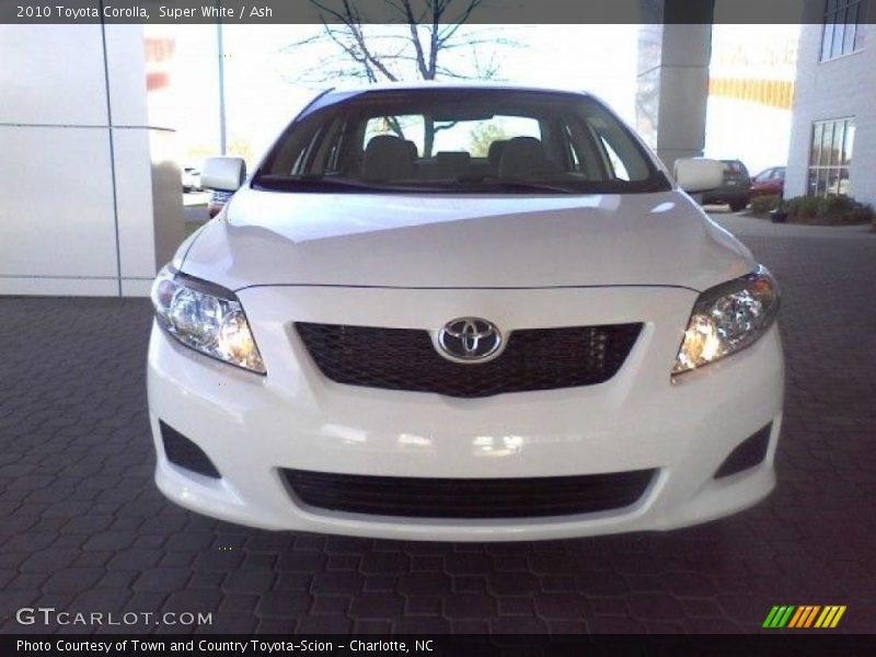 Super White / Ash 2010 Toyota Corolla