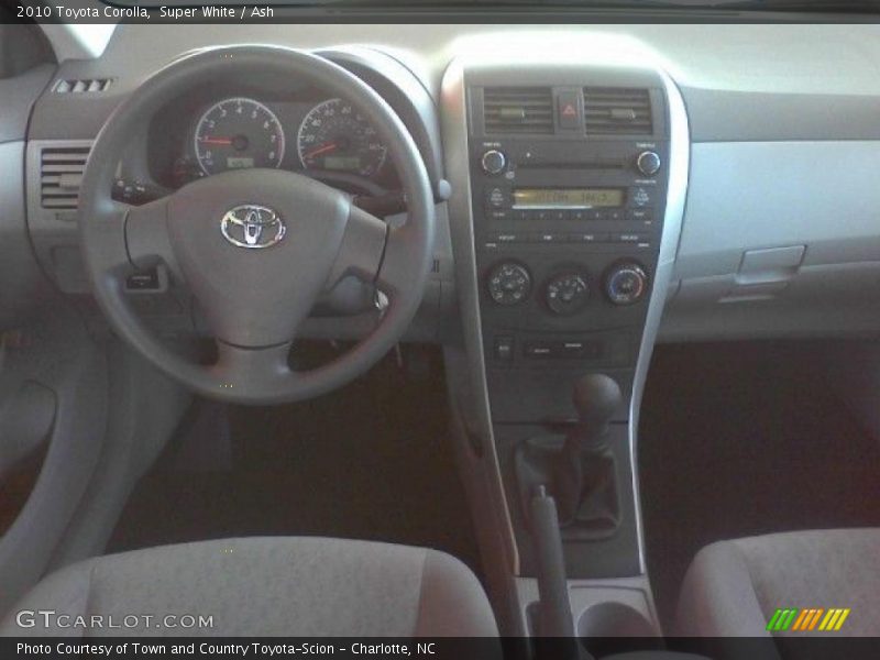 Super White / Ash 2010 Toyota Corolla