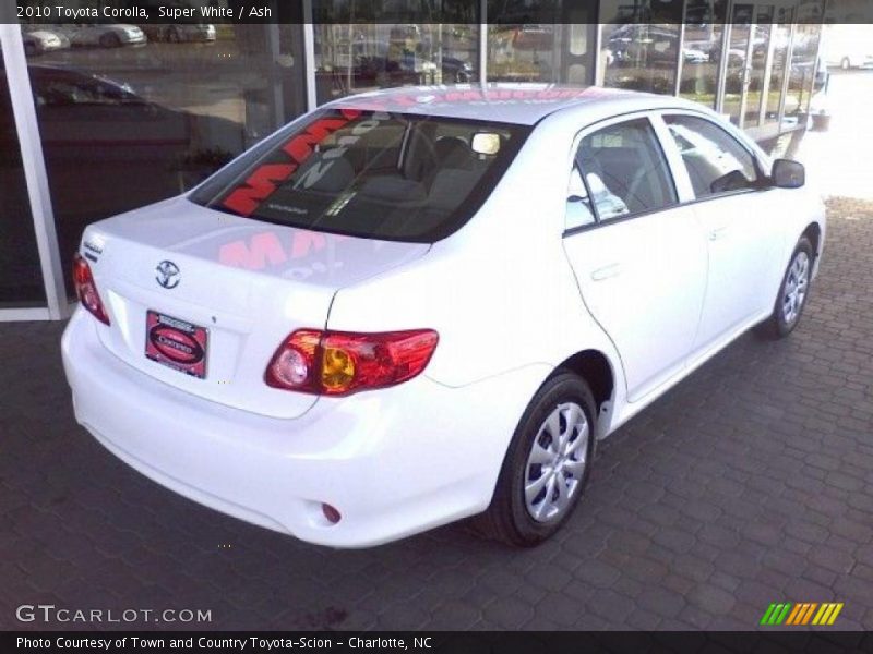 Super White / Ash 2010 Toyota Corolla