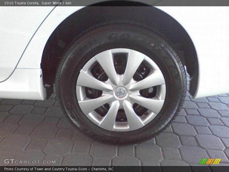 Super White / Ash 2010 Toyota Corolla