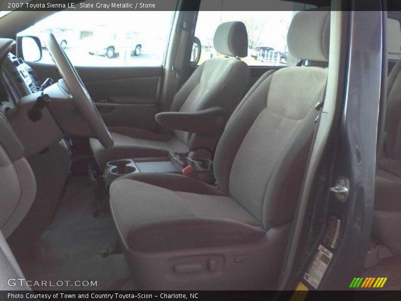 Slate Gray Metallic / Stone 2007 Toyota Sienna LE