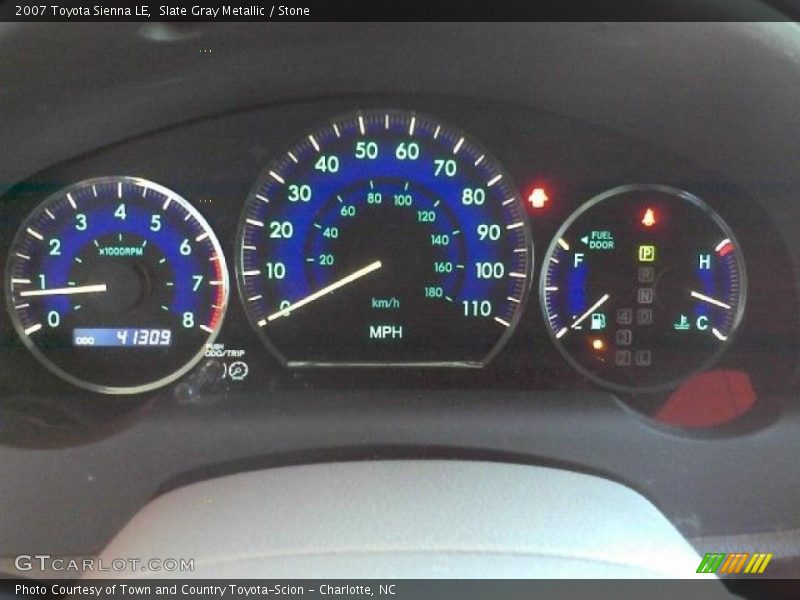 Slate Gray Metallic / Stone 2007 Toyota Sienna LE