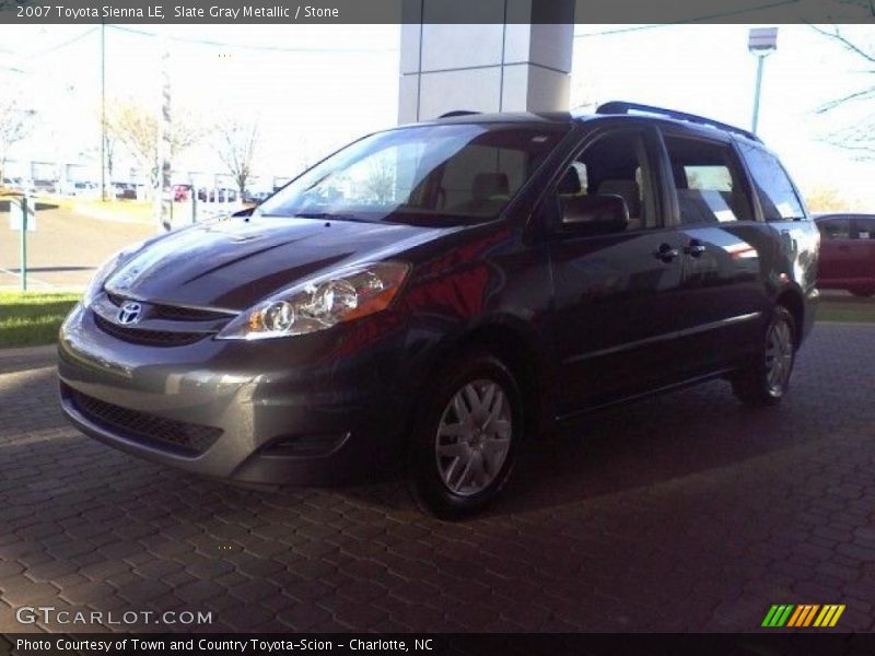 Slate Gray Metallic / Stone 2007 Toyota Sienna LE