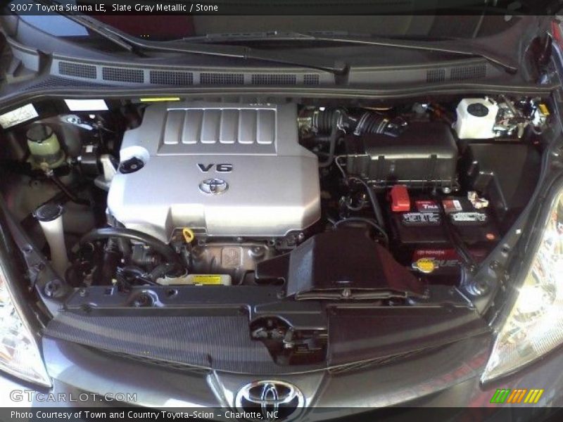Slate Gray Metallic / Stone 2007 Toyota Sienna LE