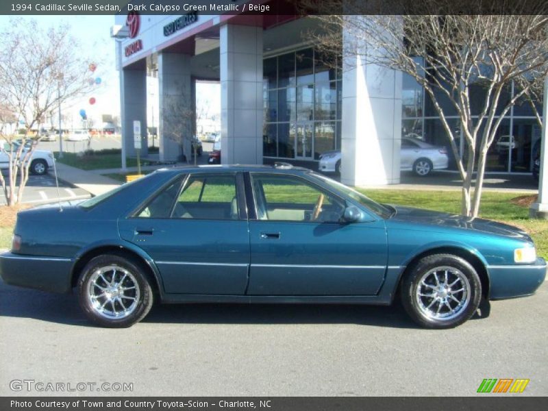 Dark Calypso Green Metallic / Beige 1994 Cadillac Seville Sedan