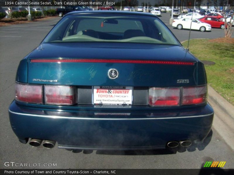 Dark Calypso Green Metallic / Beige 1994 Cadillac Seville Sedan