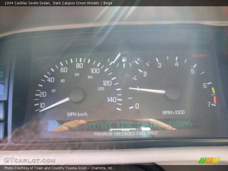 Dark Calypso Green Metallic / Beige 1994 Cadillac Seville Sedan