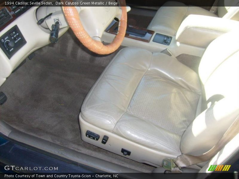Dark Calypso Green Metallic / Beige 1994 Cadillac Seville Sedan