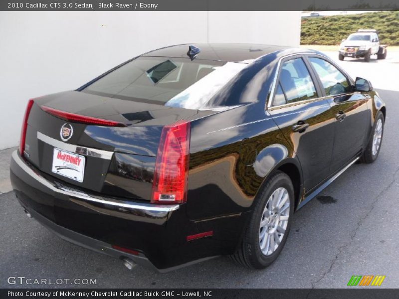Black Raven / Ebony 2010 Cadillac CTS 3.0 Sedan