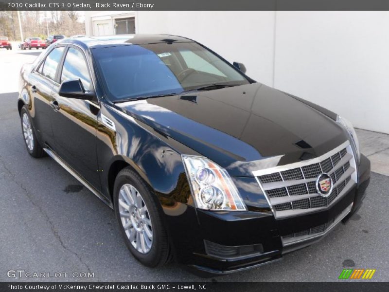 Black Raven / Ebony 2010 Cadillac CTS 3.0 Sedan
