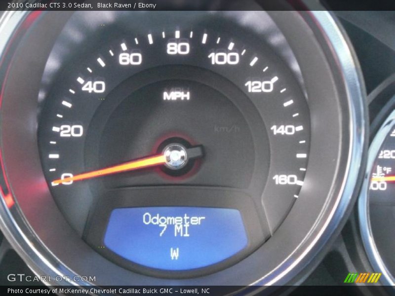 Black Raven / Ebony 2010 Cadillac CTS 3.0 Sedan