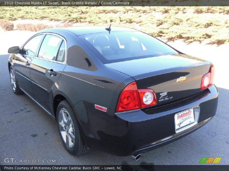 Black Granite Metallic / Cocoa/Cashmere 2010 Chevrolet Malibu LT Sedan
