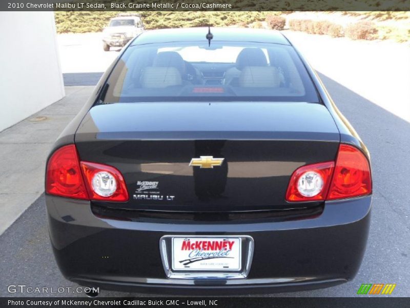 Black Granite Metallic / Cocoa/Cashmere 2010 Chevrolet Malibu LT Sedan
