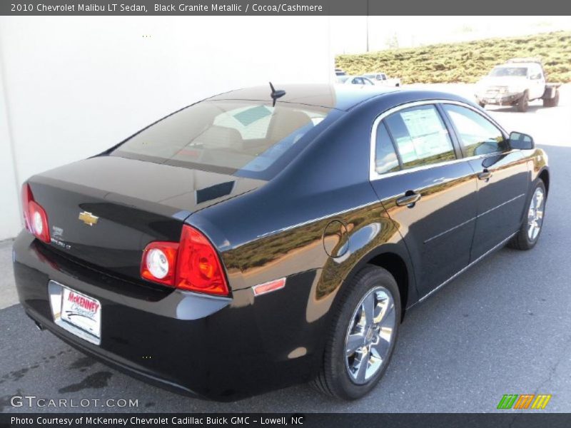 Black Granite Metallic / Cocoa/Cashmere 2010 Chevrolet Malibu LT Sedan