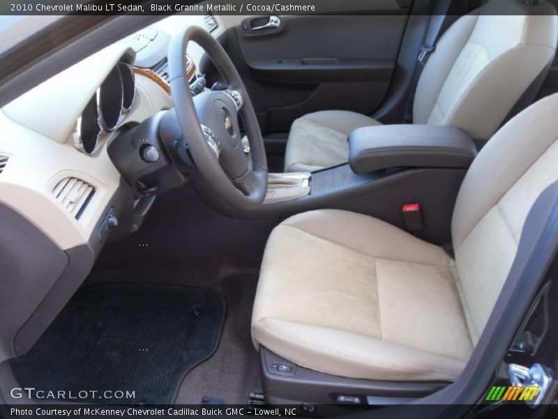 Black Granite Metallic / Cocoa/Cashmere 2010 Chevrolet Malibu LT Sedan