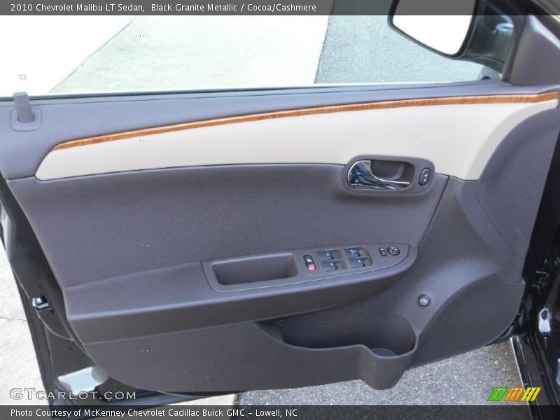 Black Granite Metallic / Cocoa/Cashmere 2010 Chevrolet Malibu LT Sedan