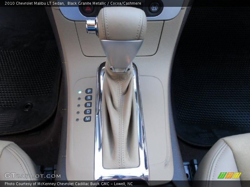 Black Granite Metallic / Cocoa/Cashmere 2010 Chevrolet Malibu LT Sedan
