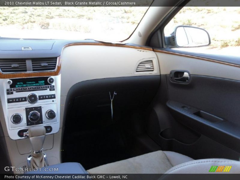 Black Granite Metallic / Cocoa/Cashmere 2010 Chevrolet Malibu LT Sedan